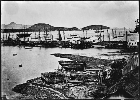 Auckland shorefront 1864
